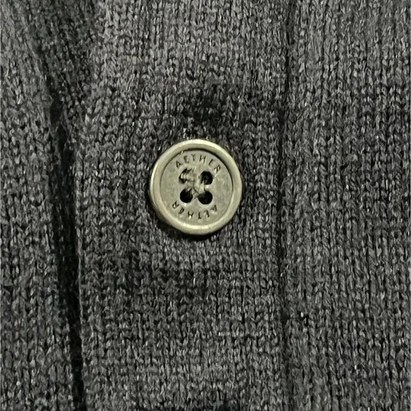 Aether Polo Shirt Men's Short Sleeve Blue Gray Two Tone Cotton Silk Blend Sz M - Picture 5 of 7